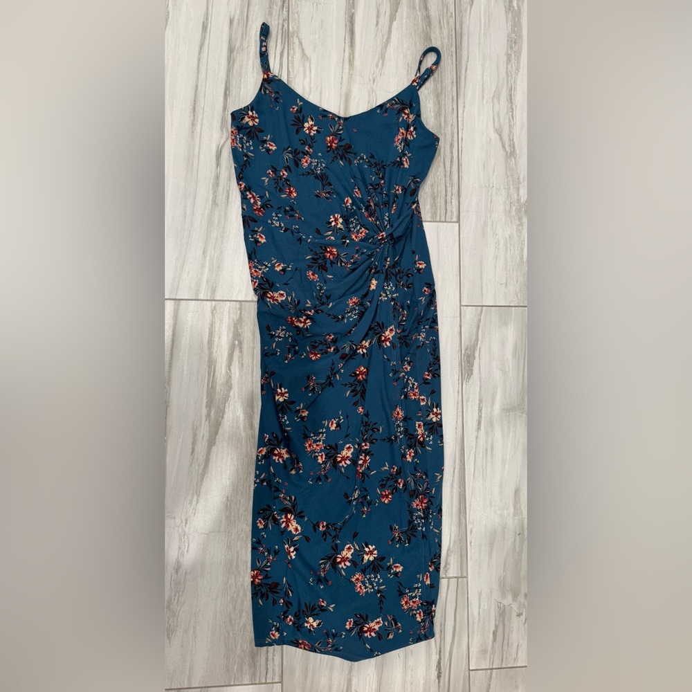 Feminine Midi Dress | Mime Britton | Size Small